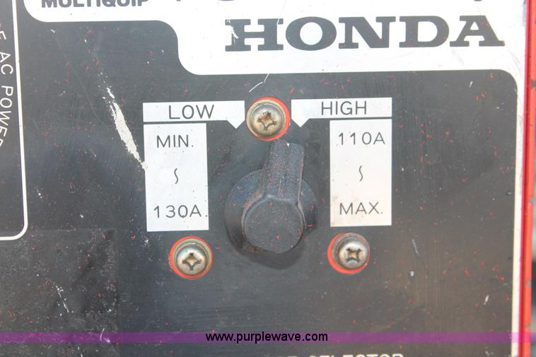 image for item H3552 Multi Quip GLW-180H generator/welder