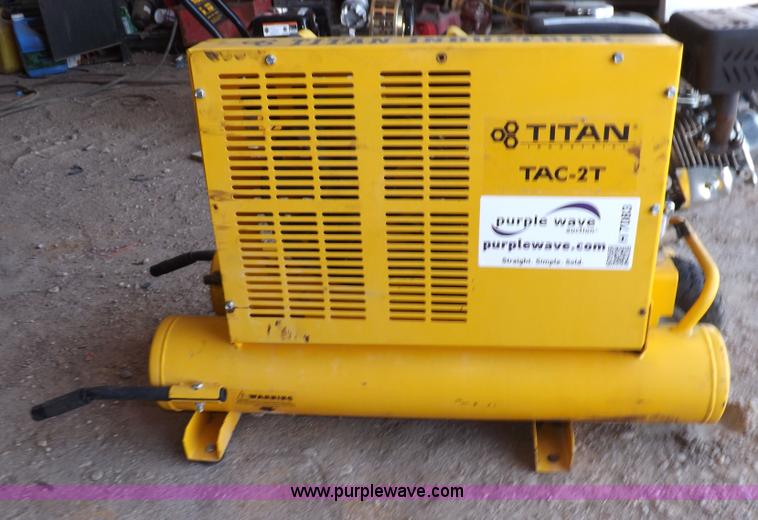 image for item H7083 Titan twin cylinder air compressor