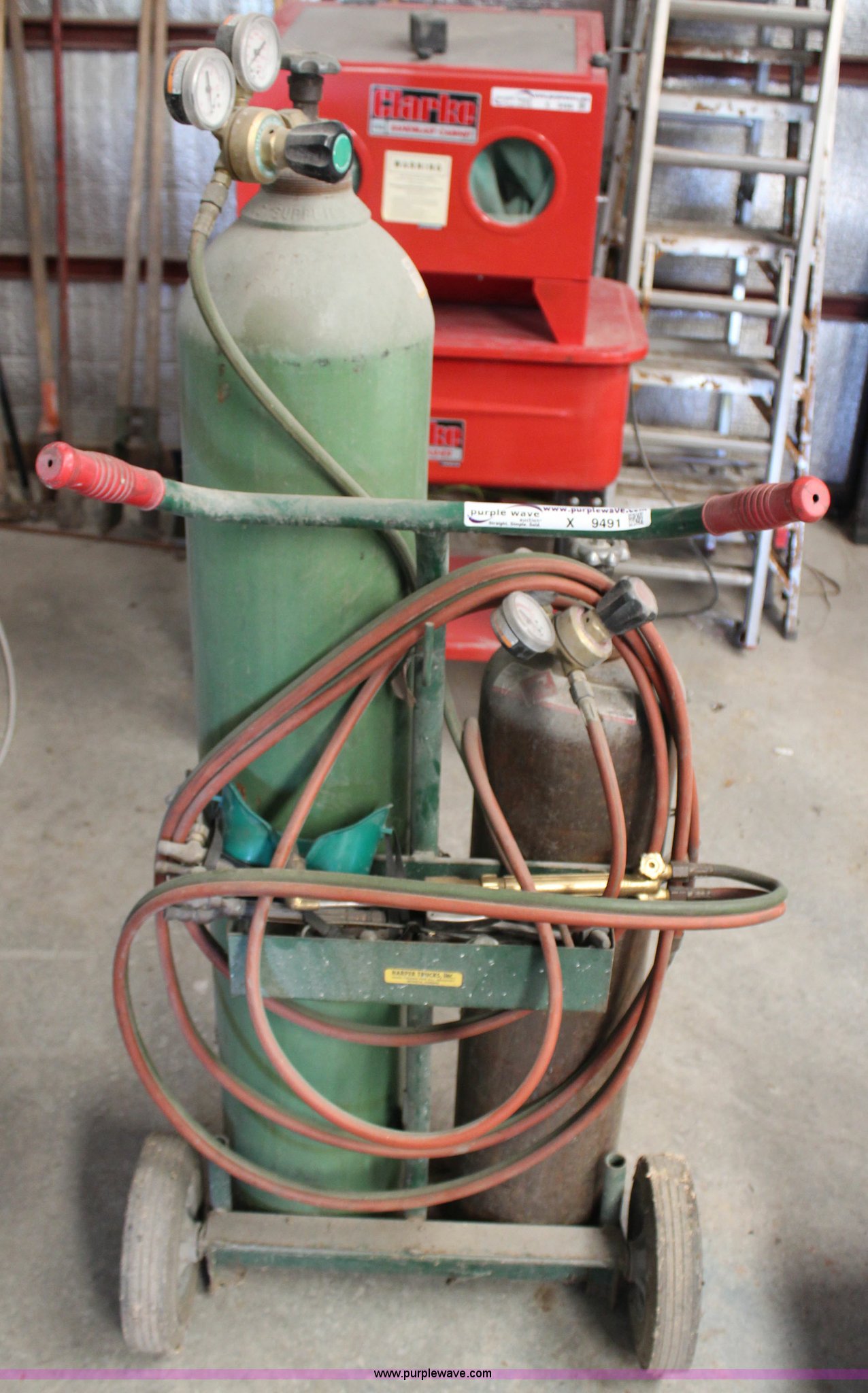 Oxygen acetylene torch set in Leavenworth, KS Item X9491 sold
