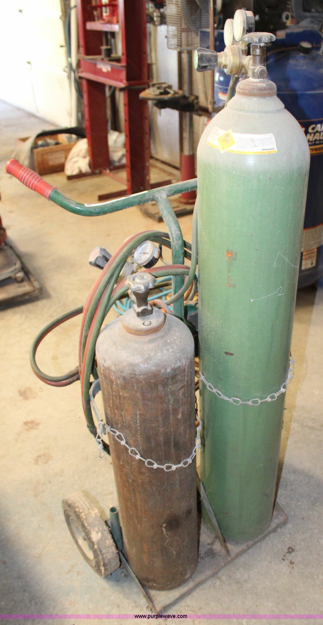 Oxygen acetylene torch set in Leavenworth, KS | Item X9491 sold