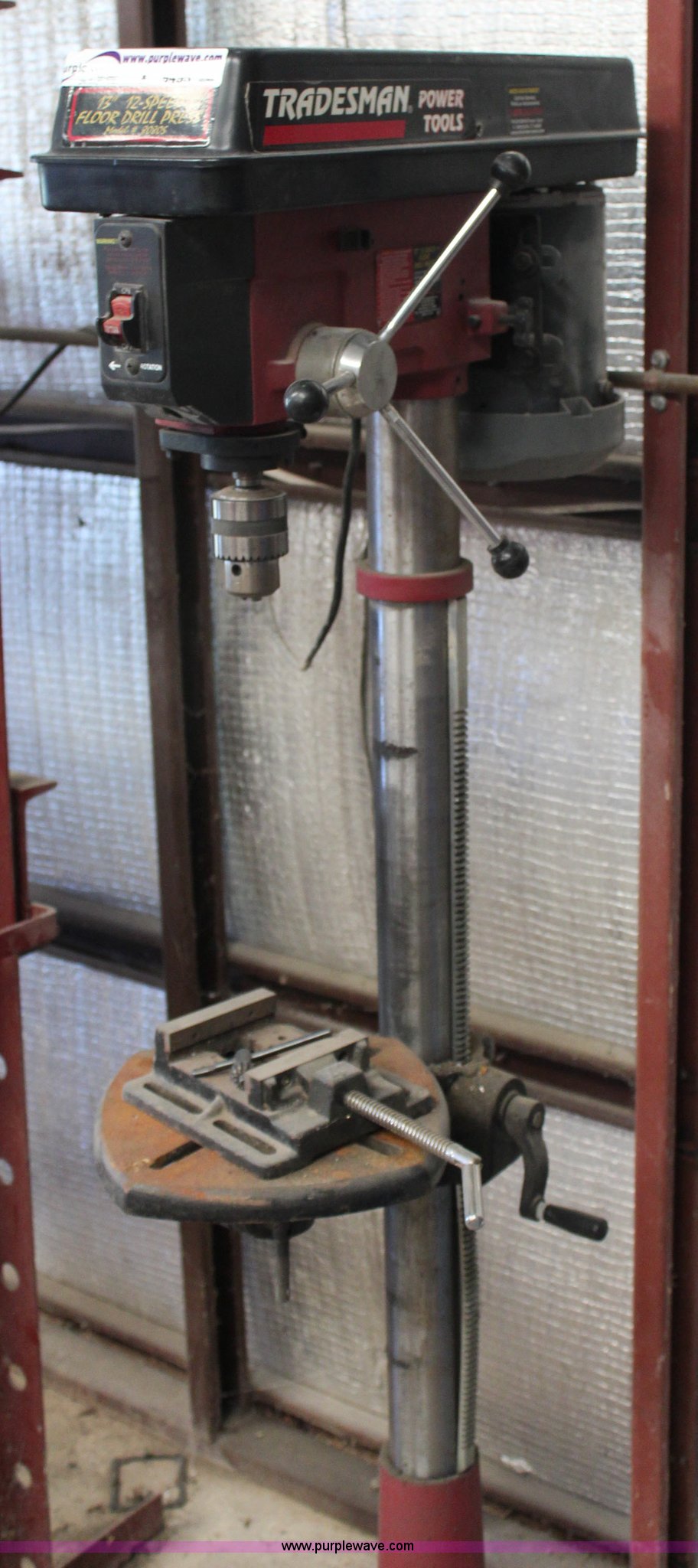 Tradesman 13" drill press in Leavenworth, KS Item X9495 sold Purple