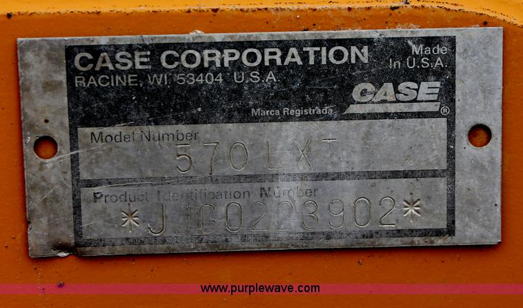 image for item D8342 1996 Case 570L XT Construction King landscape loader