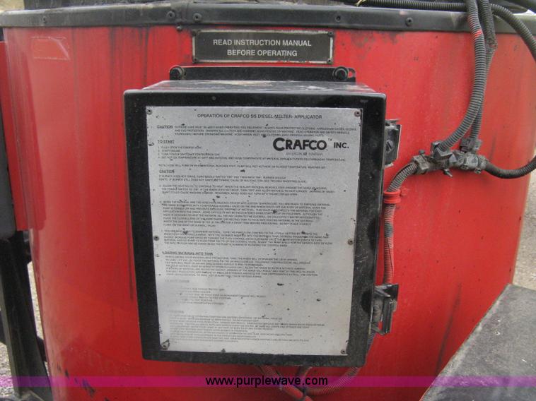 image for item E3400 2003 Crafco SS125 hot melter applicator