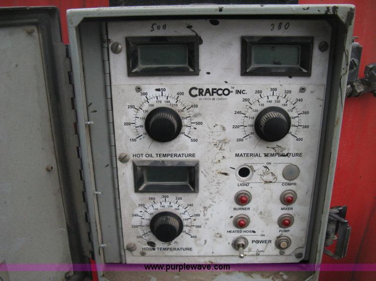 image for item E3400 2003 Crafco SS125 hot melter applicator