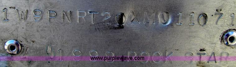 image for item E3952 1999 Wheeler Rock Star pup trailer