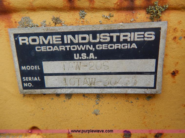 image for item F5036 Rome TAW-20S 9' disk