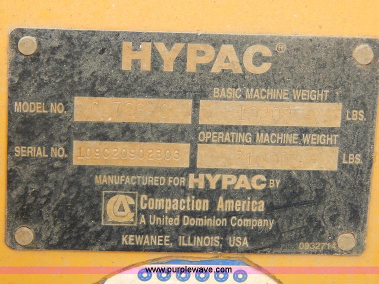 image for item F5041 Hypac C776C articulated vibratory roller