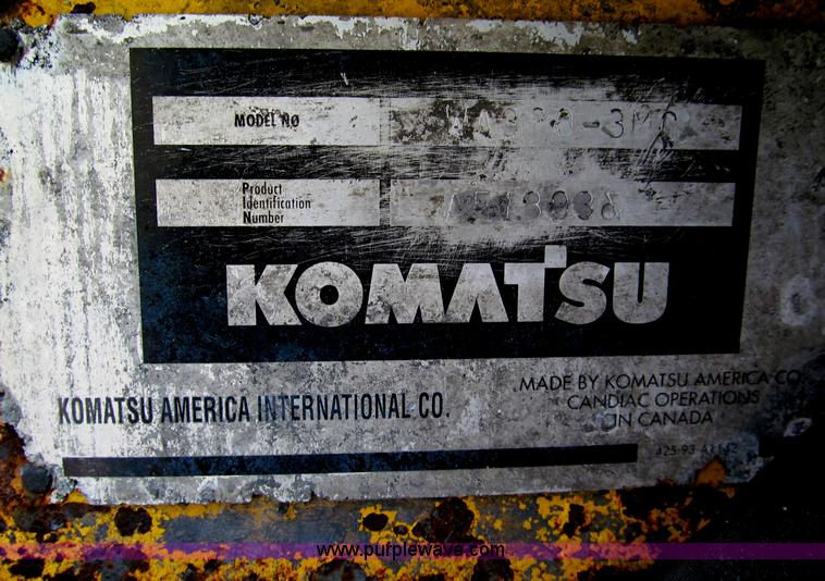 image for item F5043 Komatsu WA380-3MC wheel loader