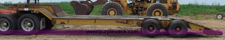 image for item F5044 1954 Transport 35' lowboy trailer