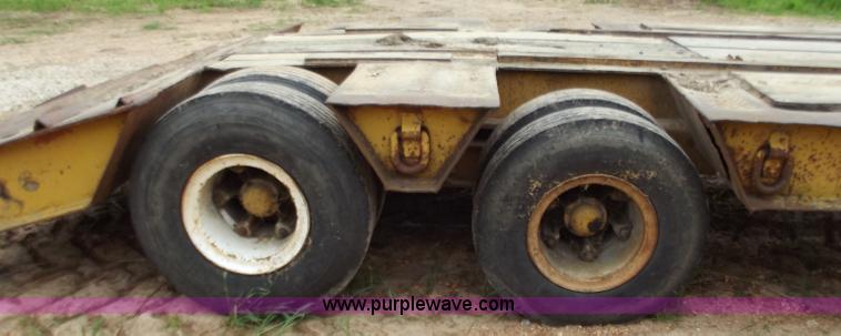 image for item F5044 1954 Transport 35' lowboy trailer