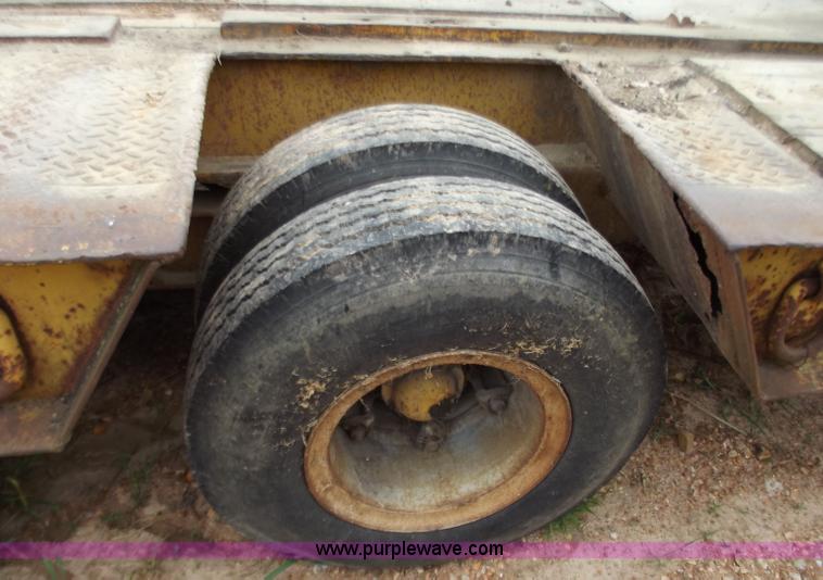 image for item F5044 1954 Transport 35' lowboy trailer