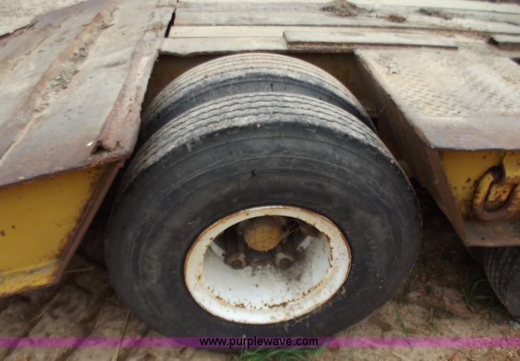 image for item F5044 1954 Transport 35' lowboy trailer