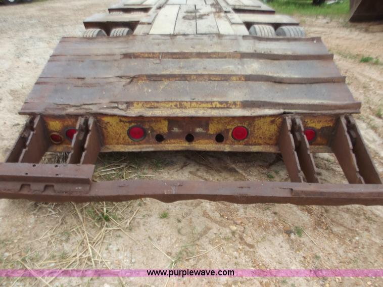 image for item F5044 1954 Transport 35' lowboy trailer