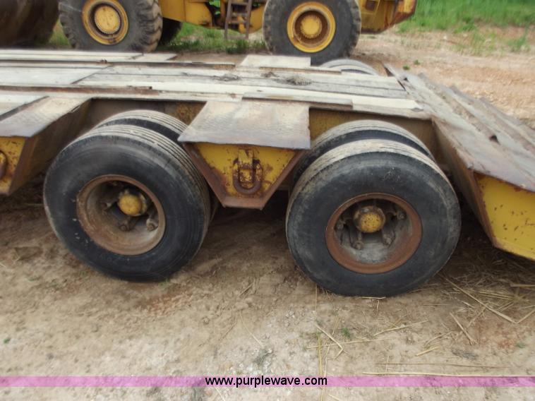 image for item F5044 1954 Transport 35' lowboy trailer