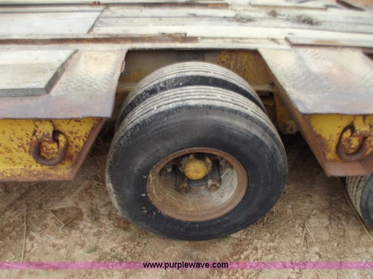 image for item F5044 1954 Transport 35' lowboy trailer