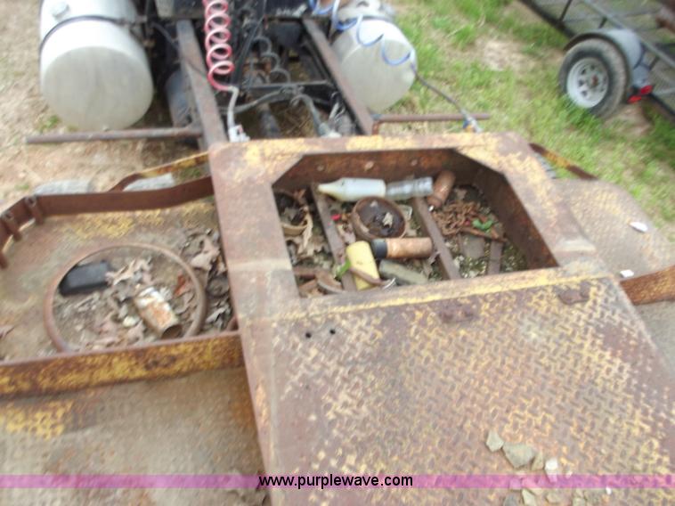 image for item F5044 1954 Transport 35' lowboy trailer