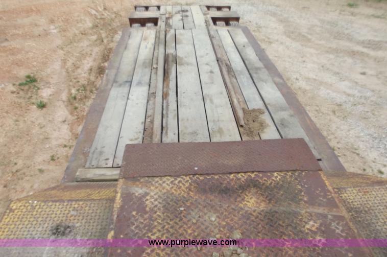 image for item F5044 1954 Transport 35' lowboy trailer