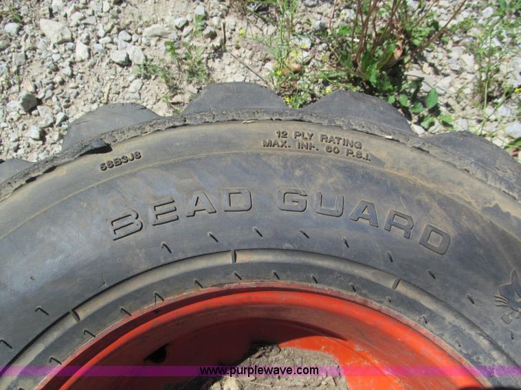 image for item F5052 Bobcat skid steer foam filled wheels and tires