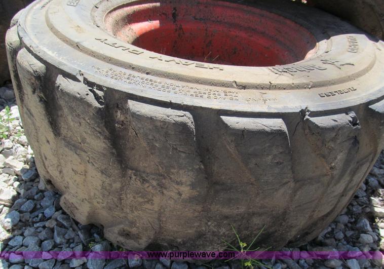 image for item F5052 Bobcat skid steer foam filled wheels and tires