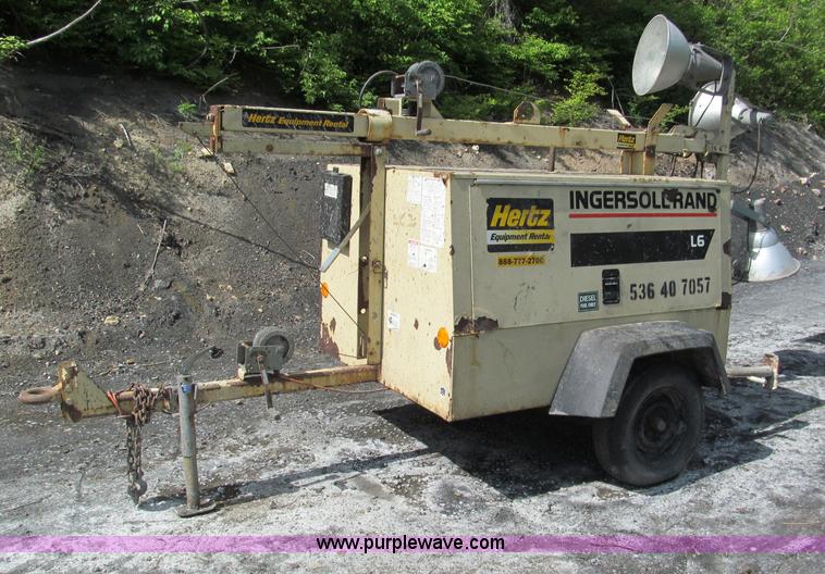 image for item F5054 1997 Ingersoll Rand L6-4MH light tower