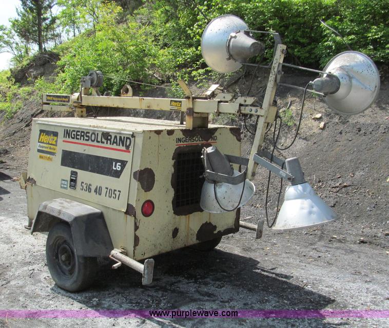 image for item F5054 1997 Ingersoll Rand L6-4MH light tower