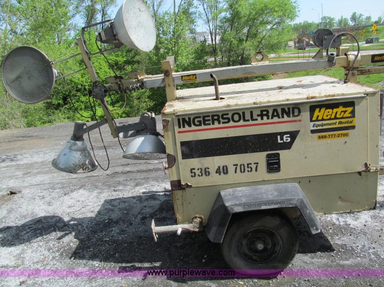 image for item F5054 1997 Ingersoll Rand L6-4MH light tower