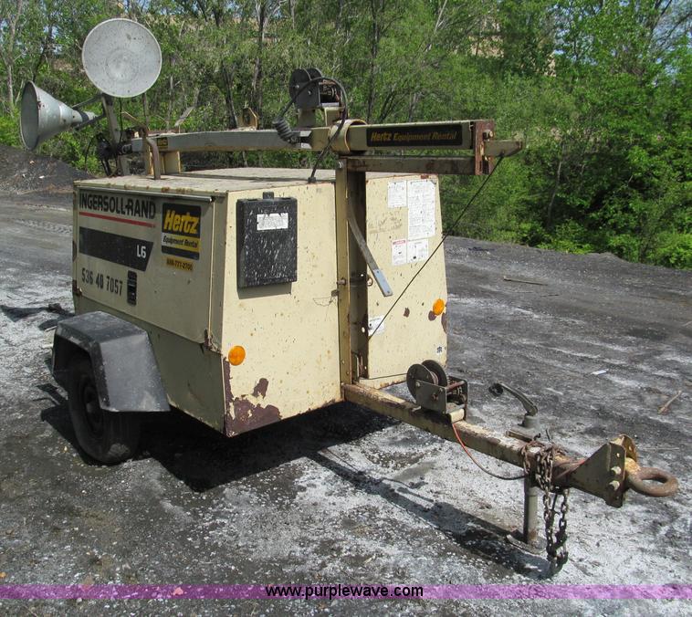 image for item F5054 1997 Ingersoll Rand L6-4MH light tower