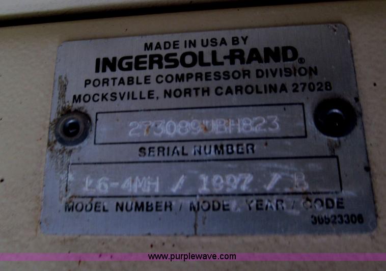 image for item F5054 1997 Ingersoll Rand L6-4MH light tower