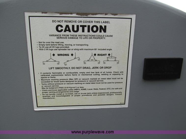 image for item F5057 300 gallon diesel fuel tank