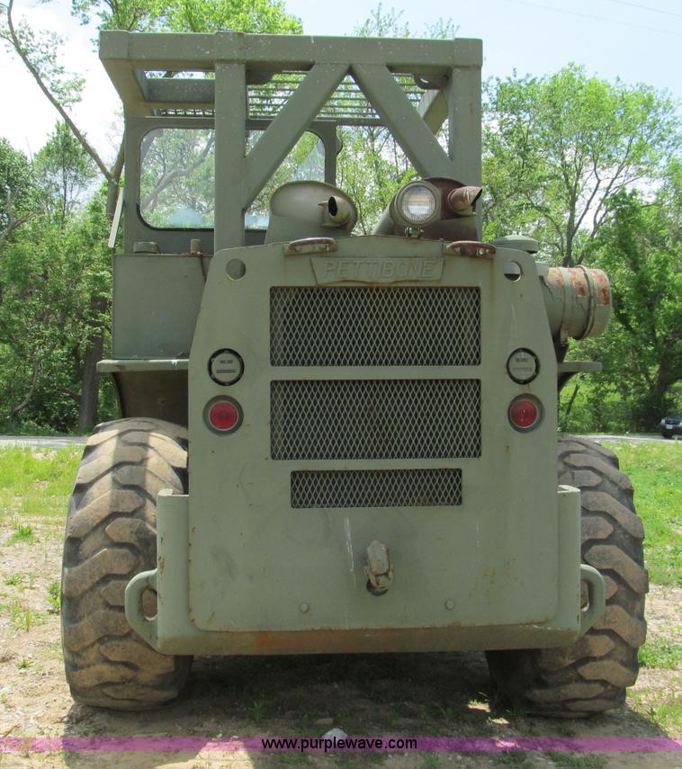 image for item F5063 Pettibone Rough Terrain military forklift