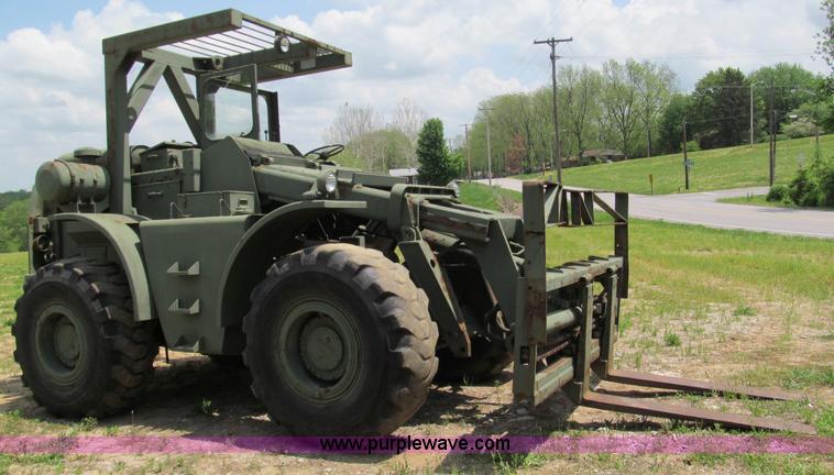 image for item F5063 Pettibone Rough Terrain military forklift