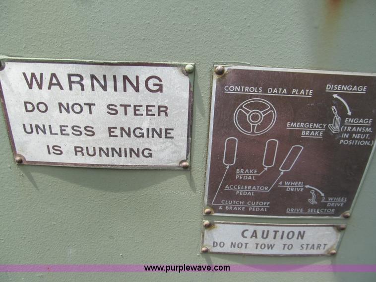 image for item F5063 Pettibone Rough Terrain military forklift