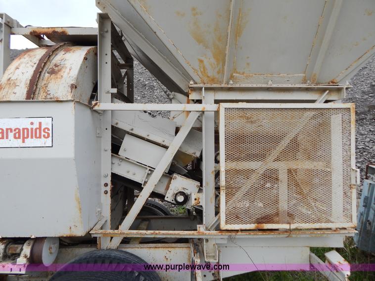 image for item G3197 Cedarapids portable roller bearing jaw rock crusher