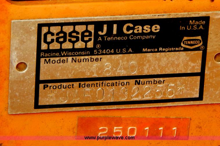 image for item G3203 1994 Case 1840 skid steer