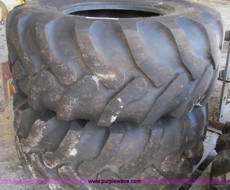 image for item O9172 (2) Goodyear 21L-24 tires