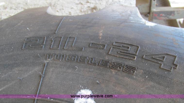 image for item O9172 (2) Goodyear 21L-24 tires