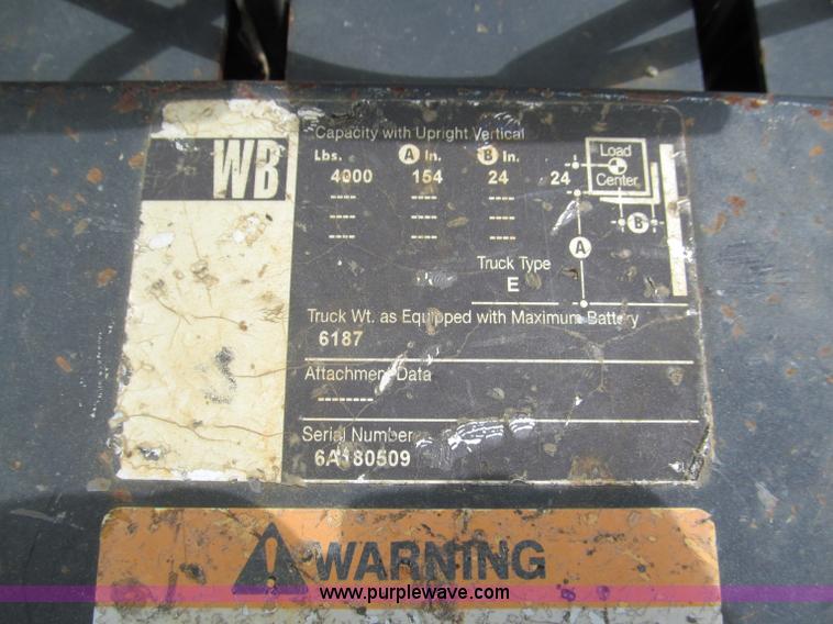 image for item F5068 2000 Crown 40WBT walk-behind forklift