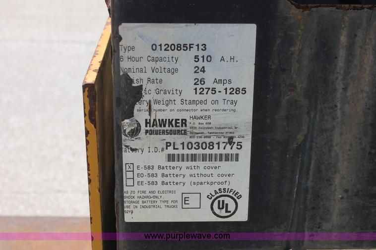 image for item H3517 2008 Yale MPE-060 electric pallet jack