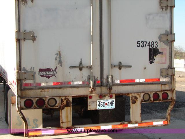 image for item C1092 1996 Wabash 53' storage trailer