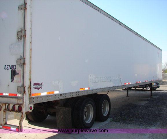 image for item C1092 1996 Wabash 53' storage trailer