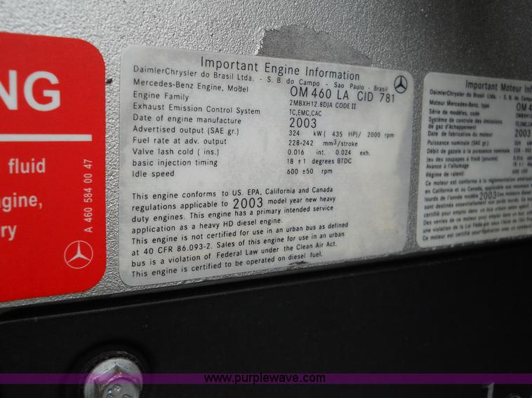 image for item C1129 2004 Freightliner ST120 semi truck