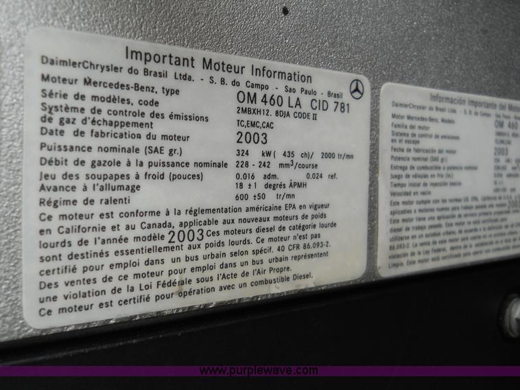 image for item C1129 2004 Freightliner ST120 semi truck