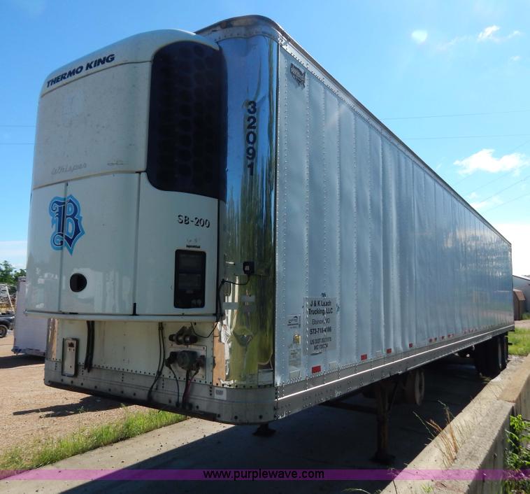 image for item G3208 2002 Wabash 53' reefer trailer