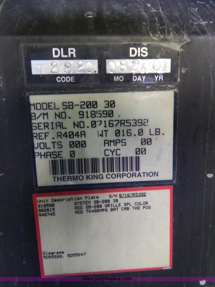 image for item G3208 2002 Wabash 53' reefer trailer