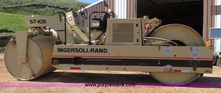 image for item A8525 1991 Ingersoll Rand ST105 static compactor