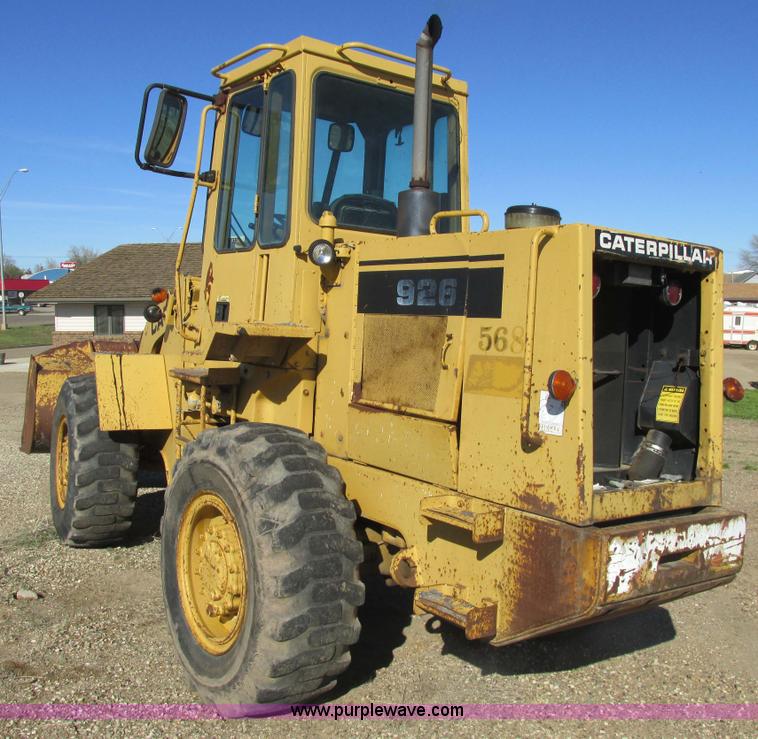 image for item A8528 1985 Caterpillar 926 Payloader wheel loader