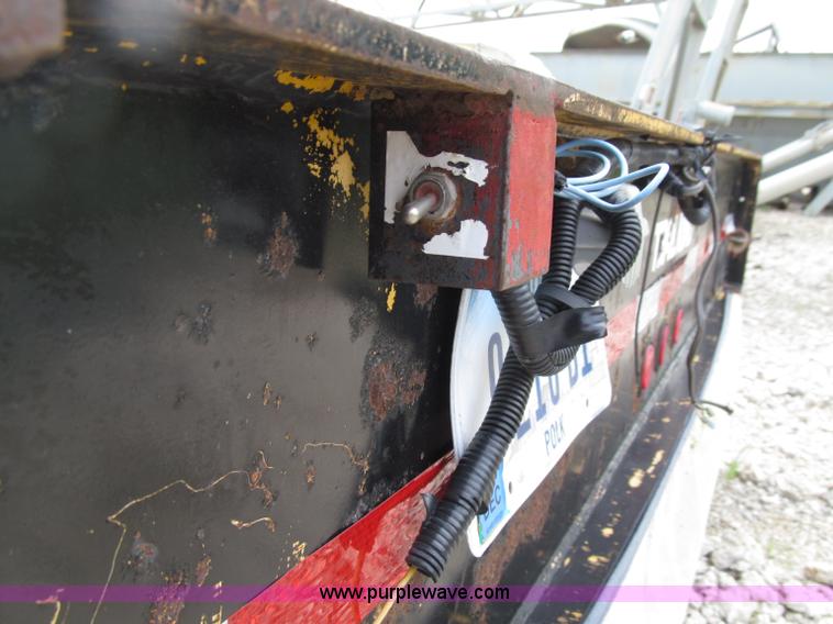 image for item D7370 1991 Trail King TK100HDG-493 triple axle lowboy trailer