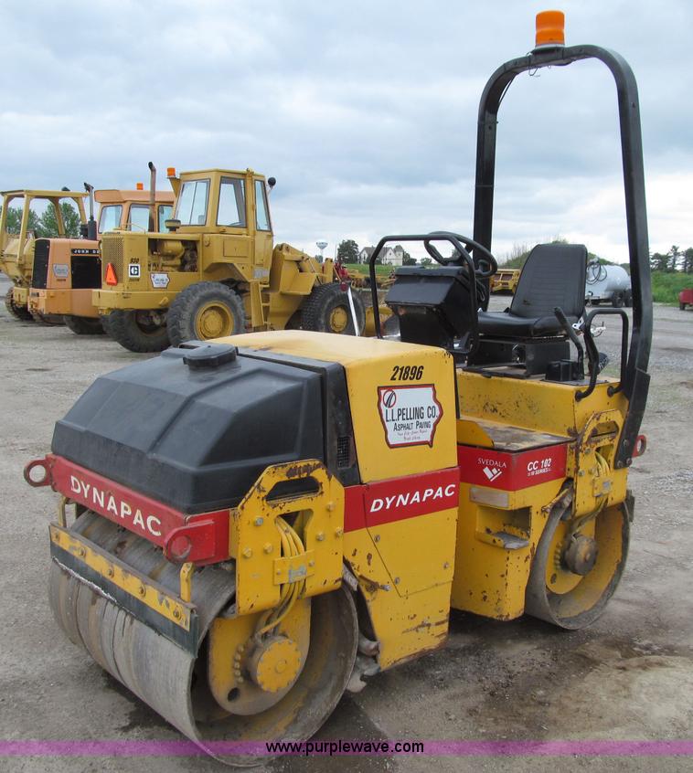image for item D7372 1994 Dynapac CC102 Series 10 smooth drum vibratory roller