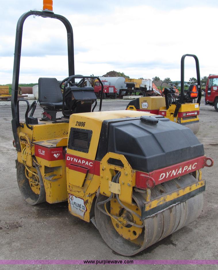 image for item D7372 1994 Dynapac CC102 Series 10 smooth drum vibratory roller