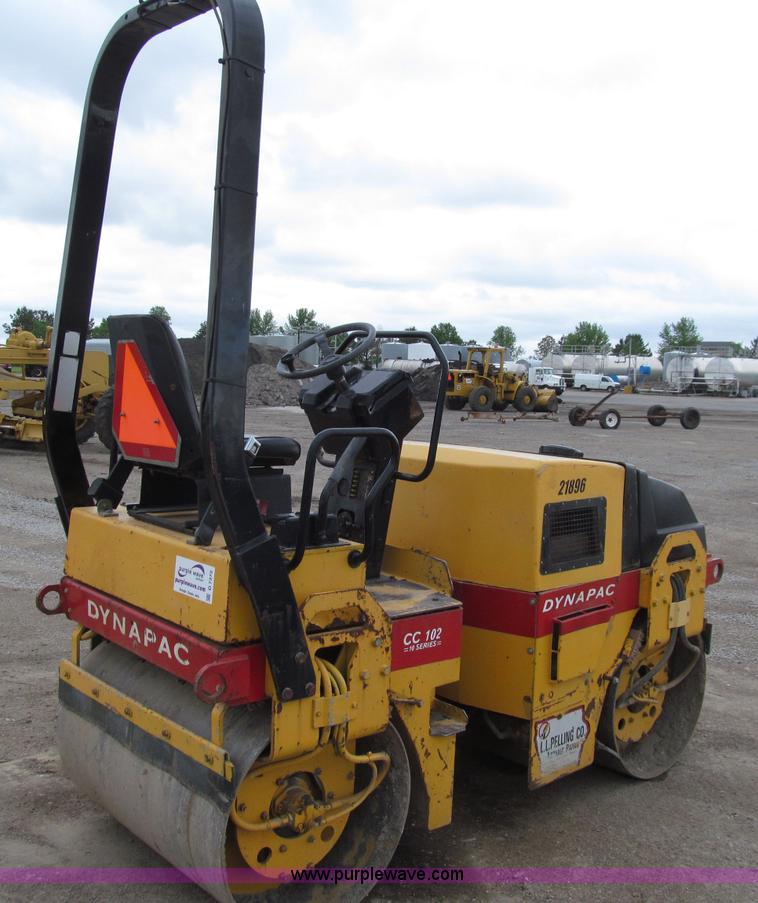 image for item D7372 1994 Dynapac CC102 Series 10 smooth drum vibratory roller